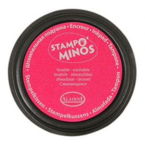 Tusz do stempli Stampo 7,5cm Różowy fluo